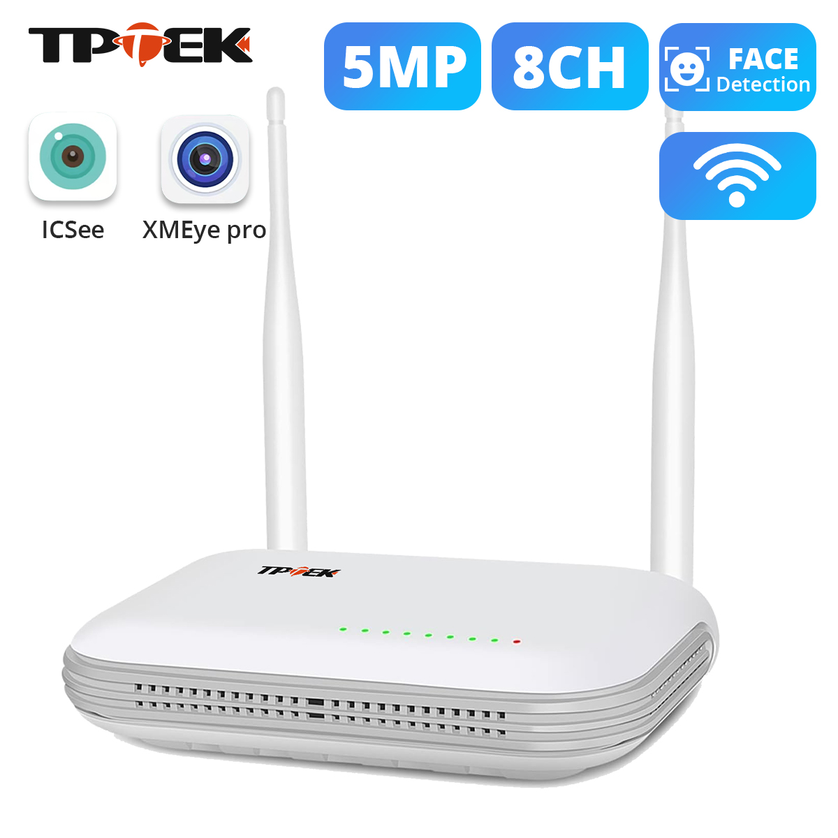 Home Security Monitoring - Mini WiFi NVR 8CH 3MP 4CH