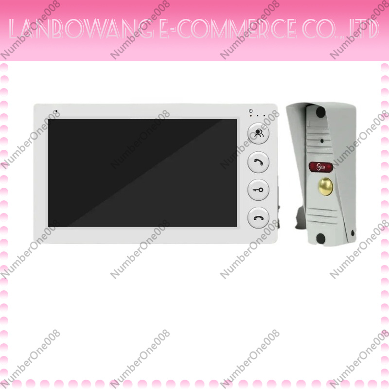 Home Security Monitoring - Wired Video Intercom System 7 Inch