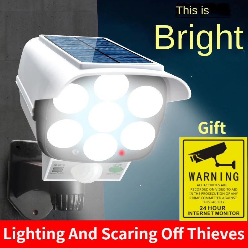 Home Security Adt - Outdoor Solar Light Motion Sensor Security