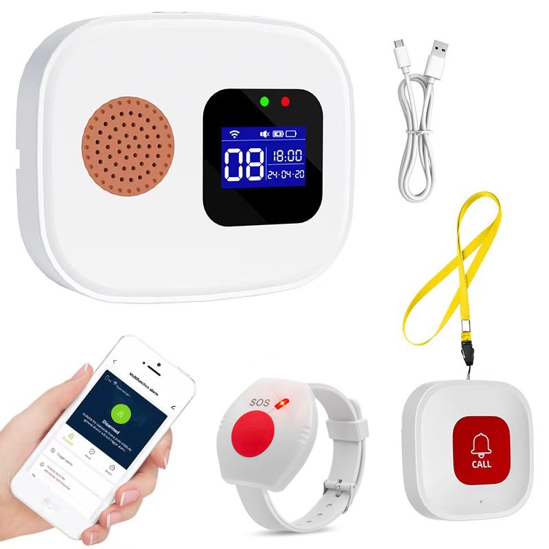 Home Security With Ai - Emergency Call Button for Seniors, Tuya