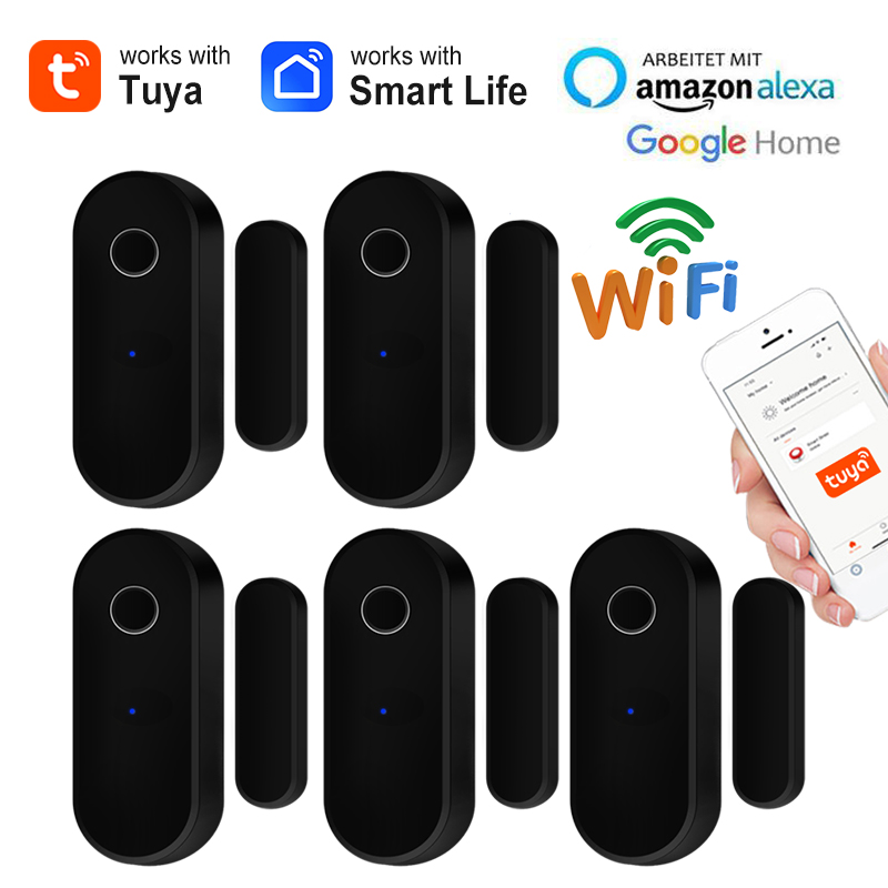 Home Security With Ai - Tuya WiFi Door Open Close Detector