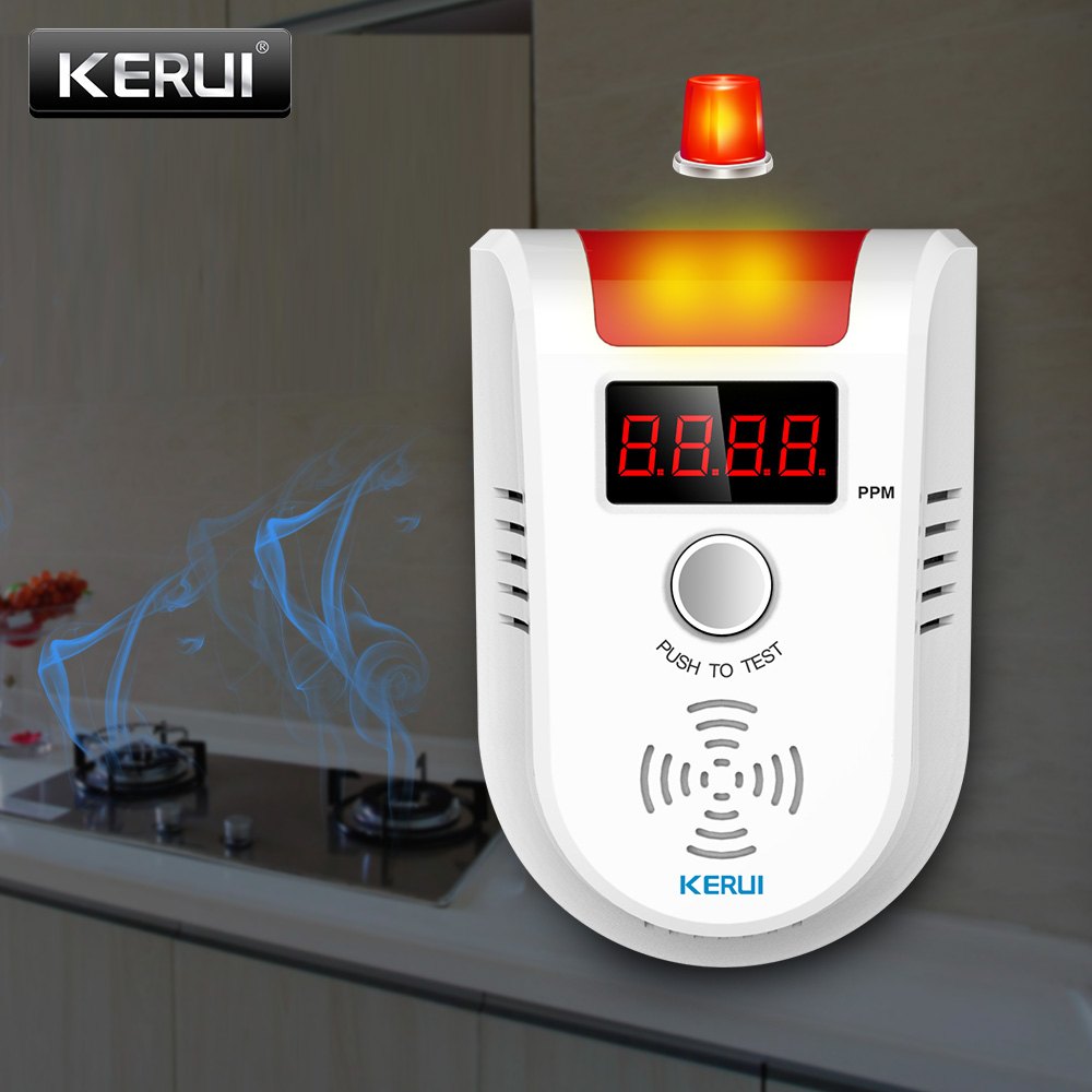 KERUI GD13 LPG GAS Detector Al - Home Security Equipment ulasan dan harga