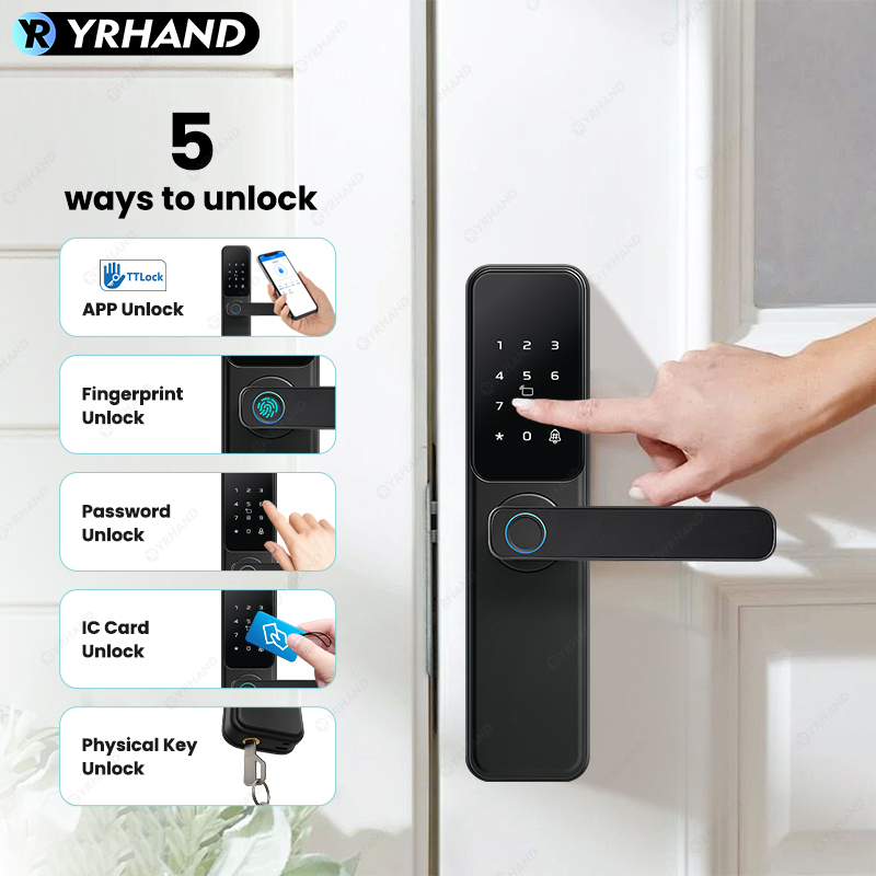 Bluetooth TTLock App Fingerpri - Home Security Packages ulasan dan harga