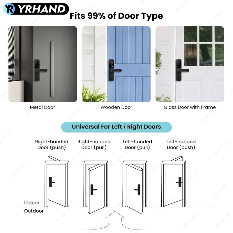 Bluetooth TTLock App Fingerpri - Home Security Packages ulasan dan harga