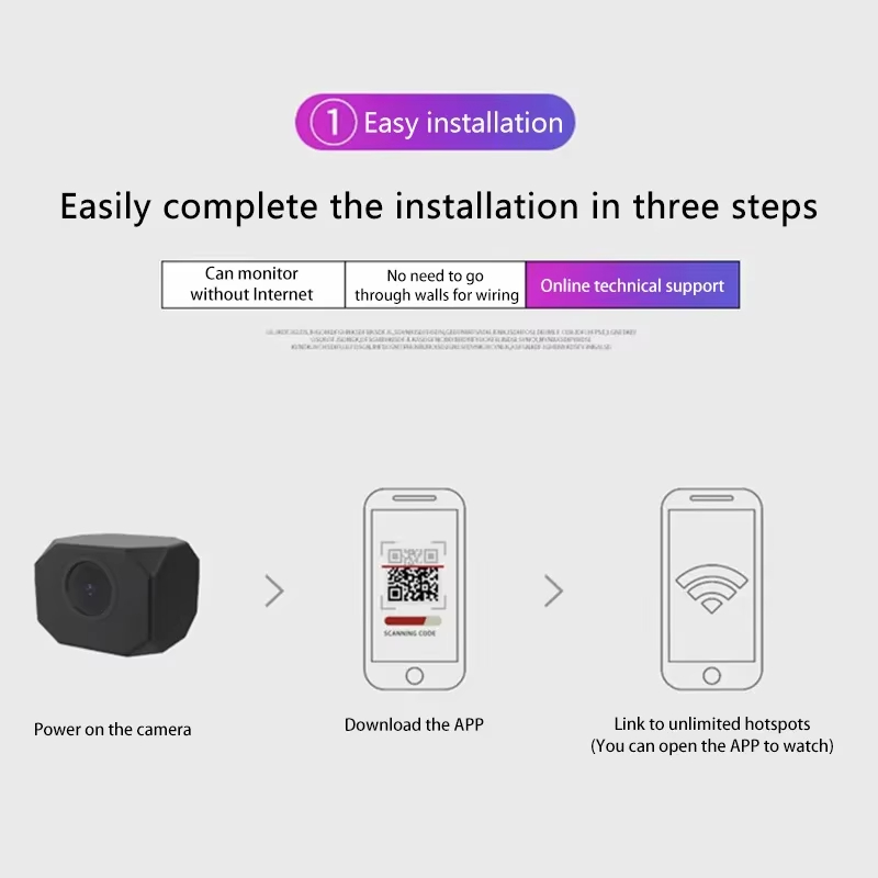 4K HD WiFi Security Camera for - Home Security App ulasan dan harga