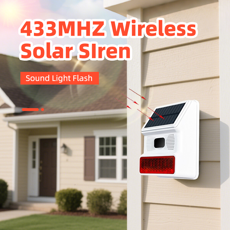 Outdoor Alarm Horn 433MHZ Wire - Home Security Lights Outdoors ulasan dan harga