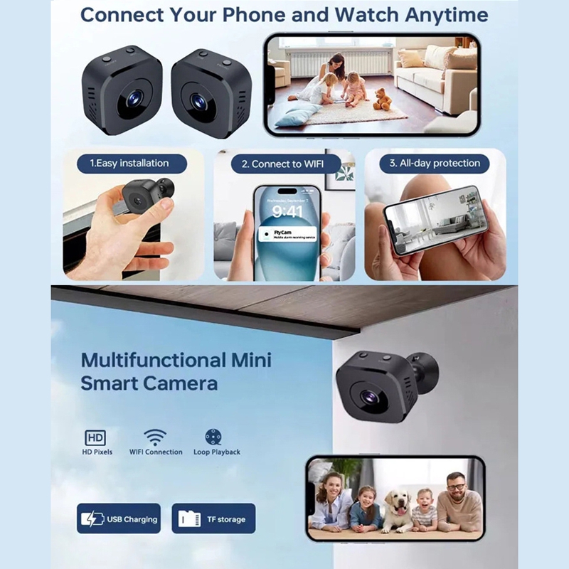 Lenovo6K Mini Security Camera  - Home Security Premium ulasan dan harga