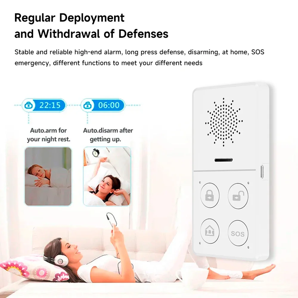 Tuya Wifi Smart Alarm System 4 - Home Security Equipment ulasan dan harga