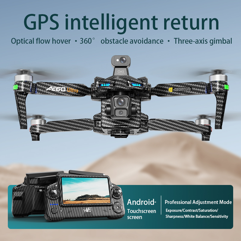 New AE60 Profesional GPS Drone - Home Security Monitoring ulasan dan harga