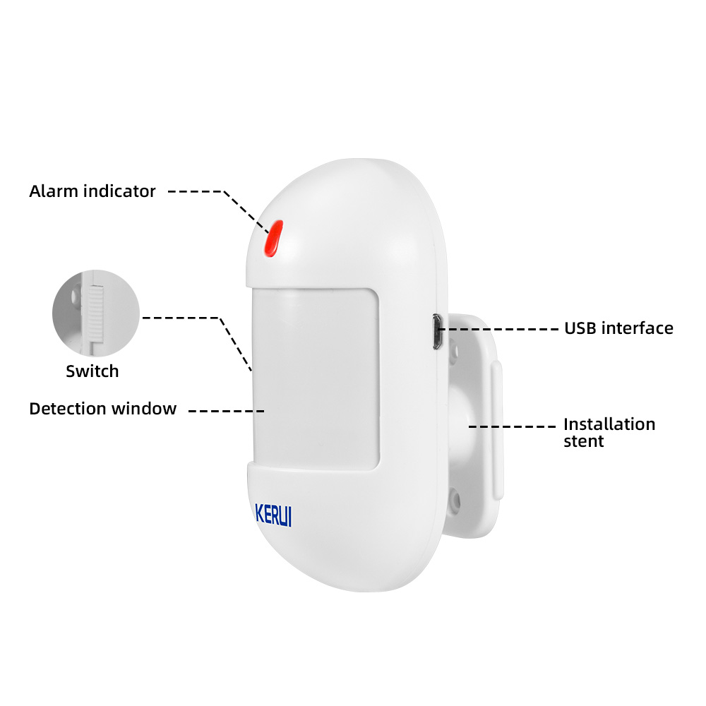 KERUI Wireless PIR Motion Sens - Home Security Equipment ulasan dan harga