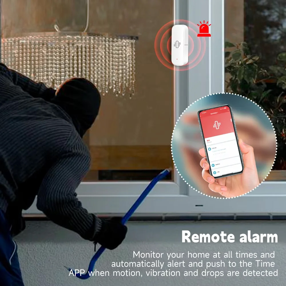 Smart ZigBee Vibration Sensor  - Home Security App ulasan dan harga