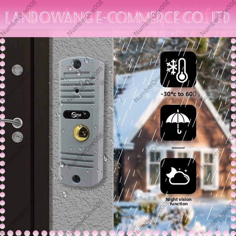 Wired Video Intercom System 7  - Home Security Monitoring ulasan dan harga
