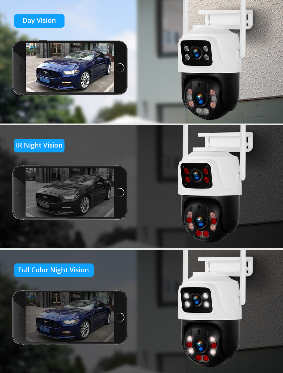KERUI 6MP HD H.265 PTZ WIFI IP - Home Security Monitoring ulasan dan harga