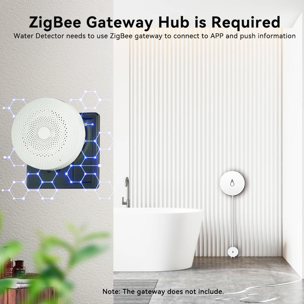 Meian ZigBee Water Leakage Det - Home Security Monitoring ulasan dan harga