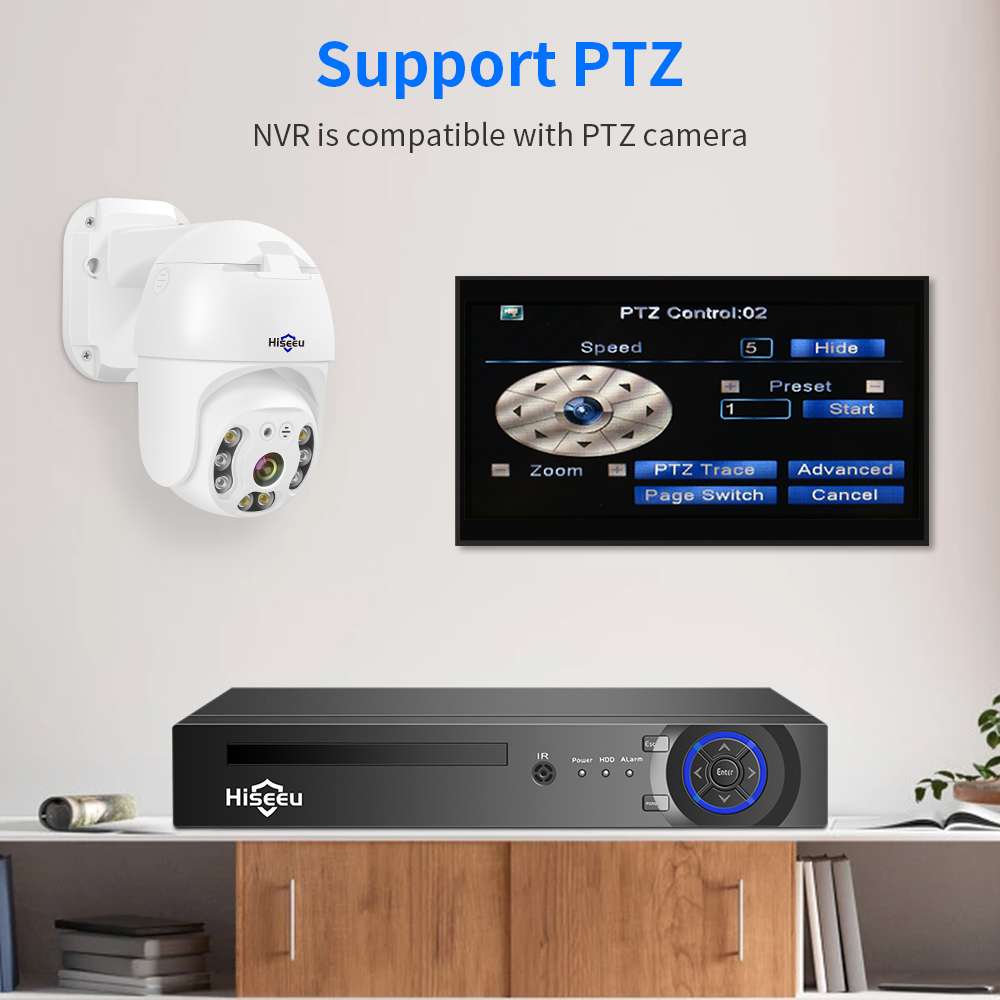 Hiseeu 4CH 10CH 16CH 4K 8MP 5M - Home Security Camera ulasan dan harga