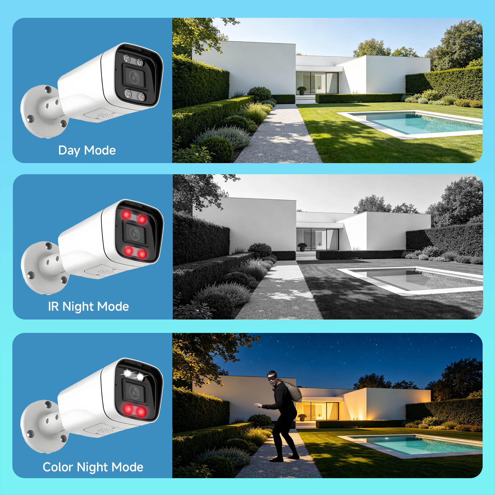 BFMore 8MP 4K Ai Human Detecti - Home Security With Ai ulasan dan harga