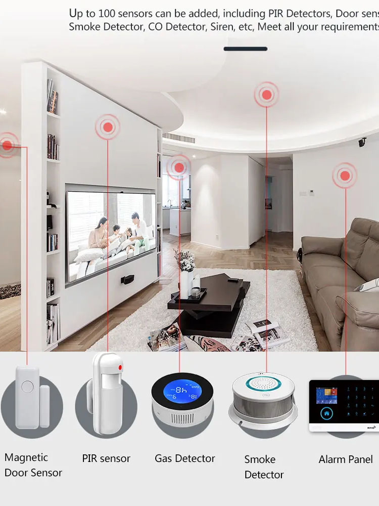 PGST Home Alarm System, WIFI S - Home Security Equipment ulasan dan harga