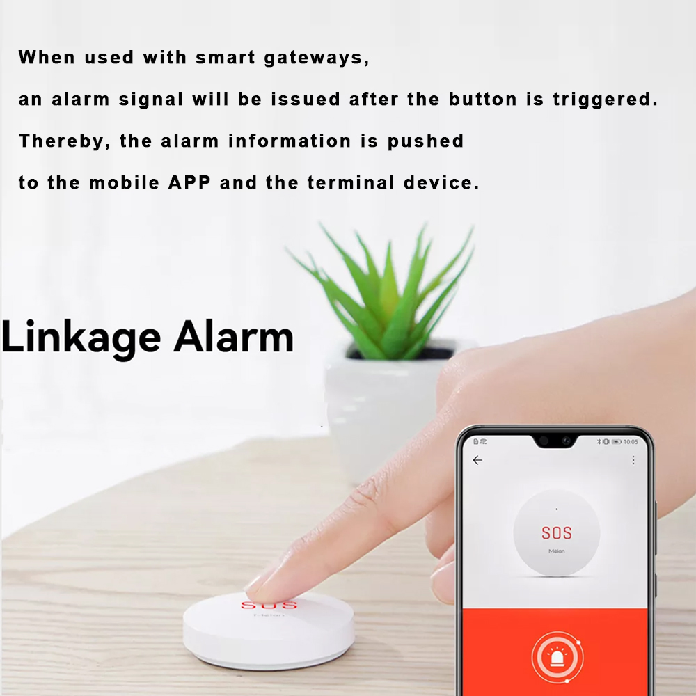 Meian Zigbee Tuya SOS Emergenc - Home Security Equipment ulasan dan harga