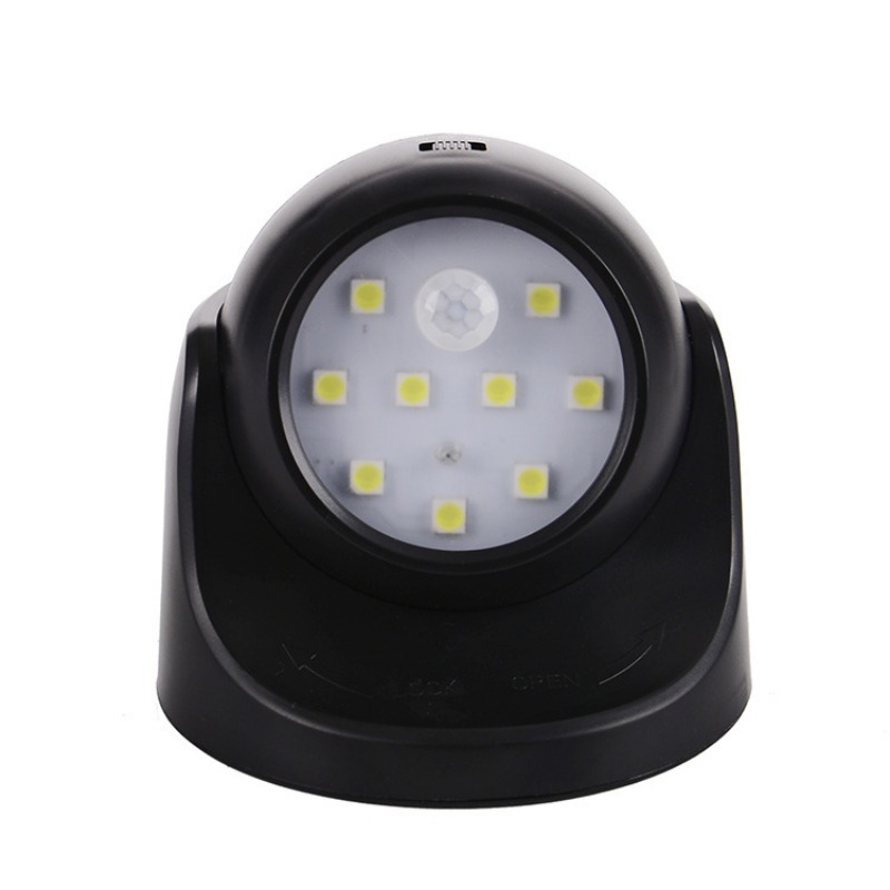 Battery Operated LED Spotlight - Home Security Lights Outdoors ulasan dan harga