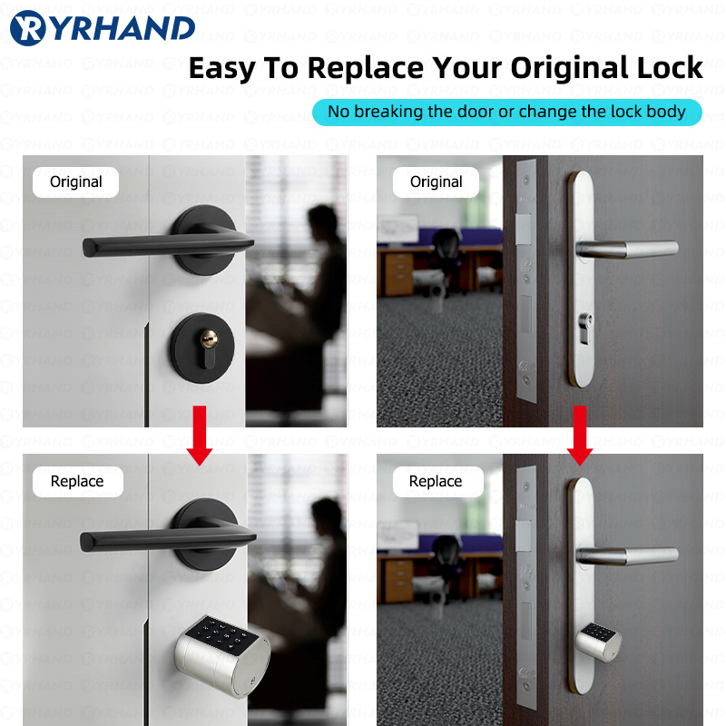 Smart Euro Cylindrical Door Lo - Home Security Packages ulasan dan harga