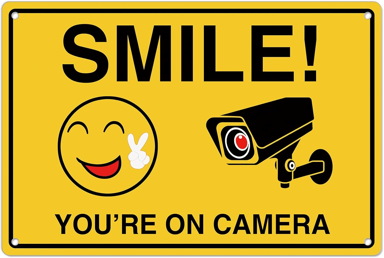 Smile Youre On Camera Signs ;  - Home Security Packages ulasan dan harga