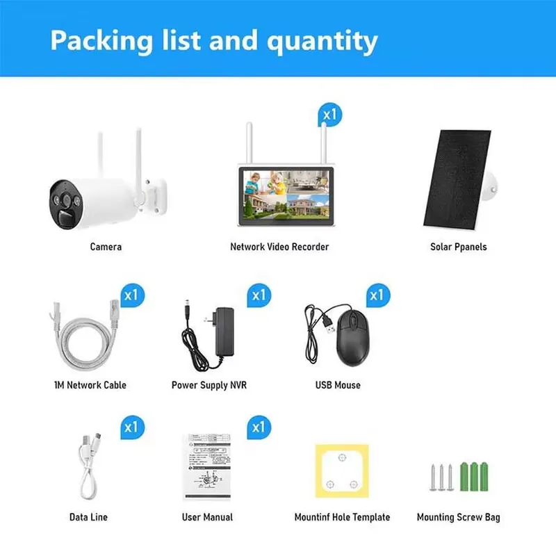 Rscamtom 4CH 4MP For Home Secu - Home Security Monitoring ulasan dan harga