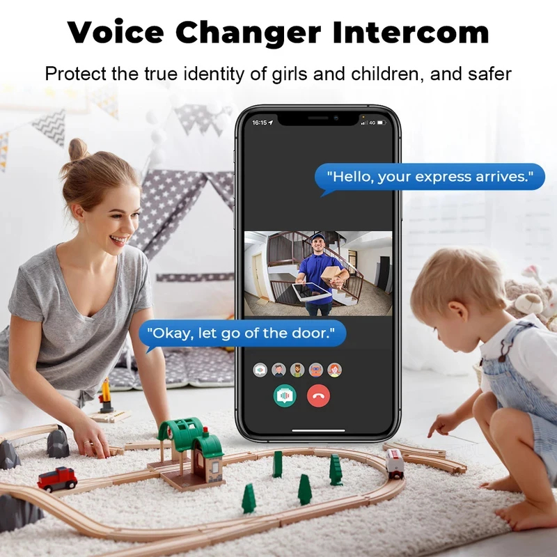 Smart Home WiFi Video Doorbell - Home Security Premium ulasan dan harga
