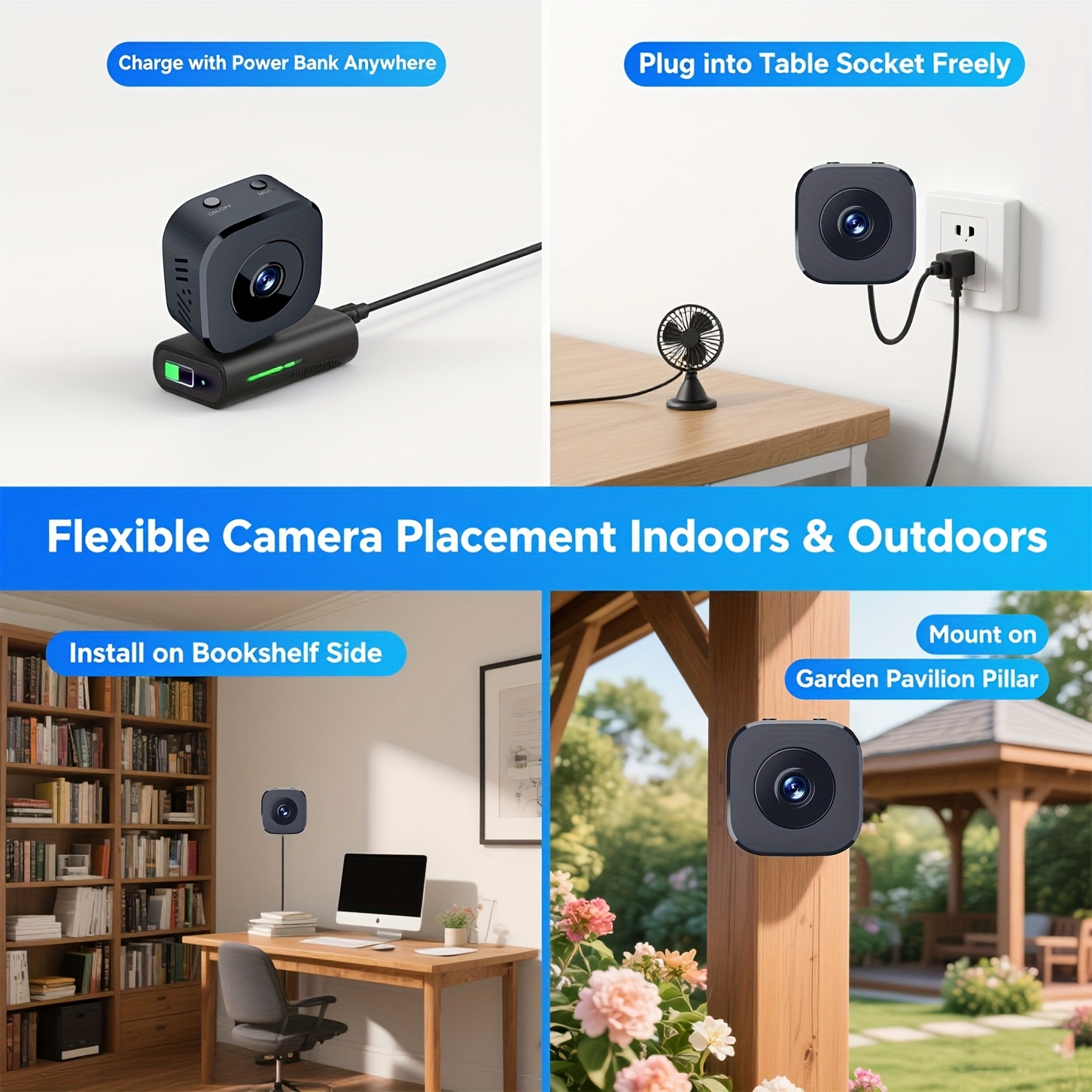 1080P HD Mini WiFi Camera Indo - Home Security Camera ulasan dan harga