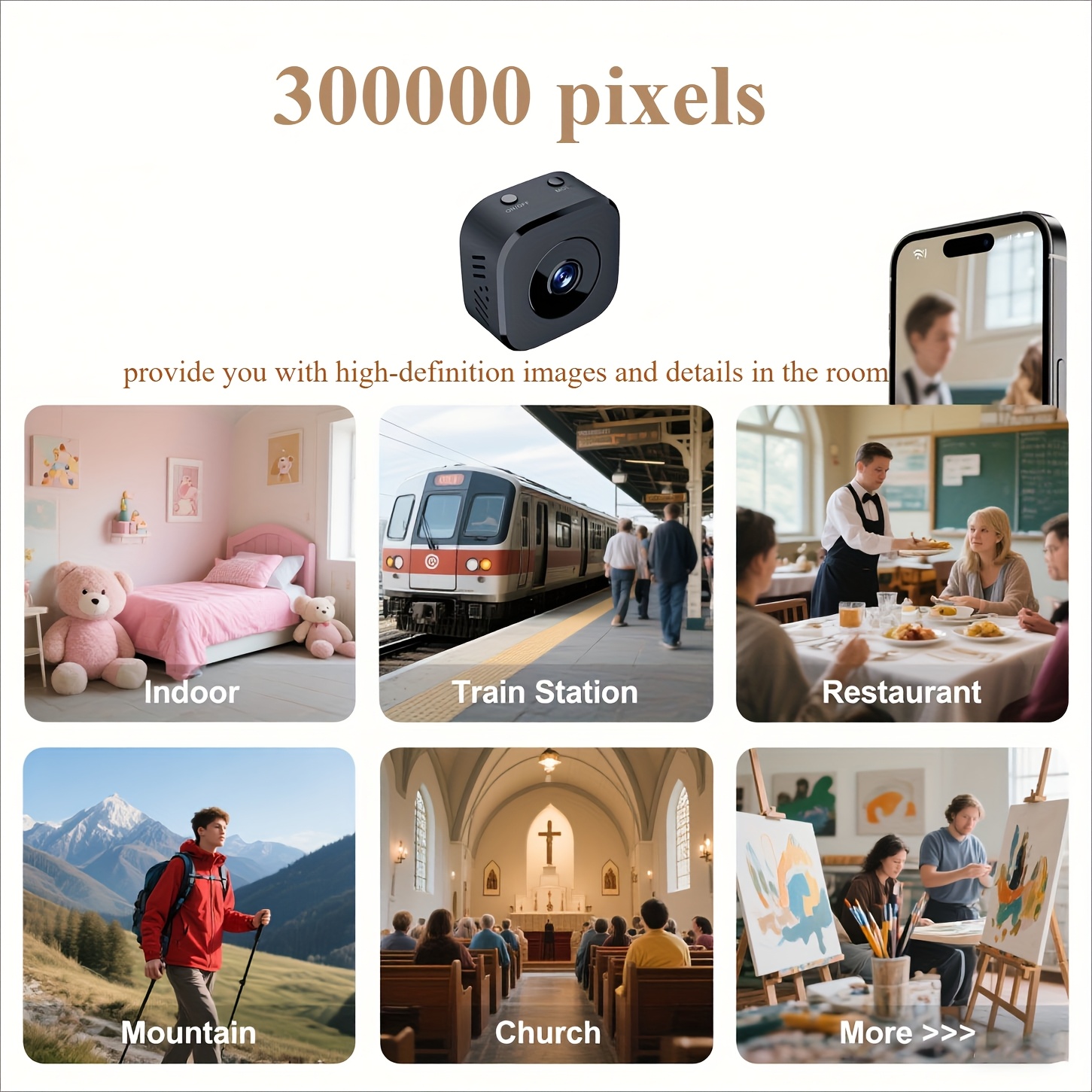 1080P HD Mini WiFi Camera Indo - Home Security Camera ulasan dan harga