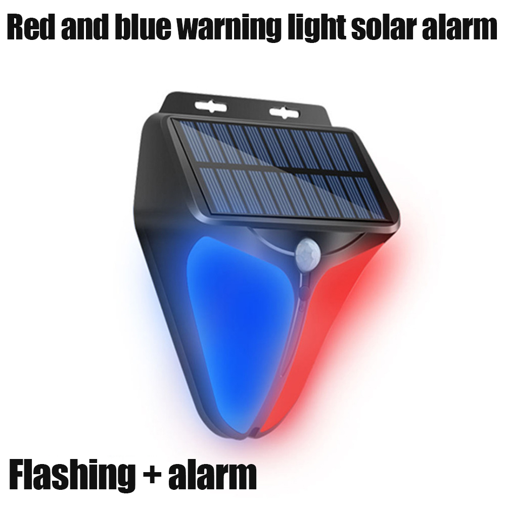 Home Solar Power Alarm Lamp Se - Home Security Lights Outdoors ulasan dan harga