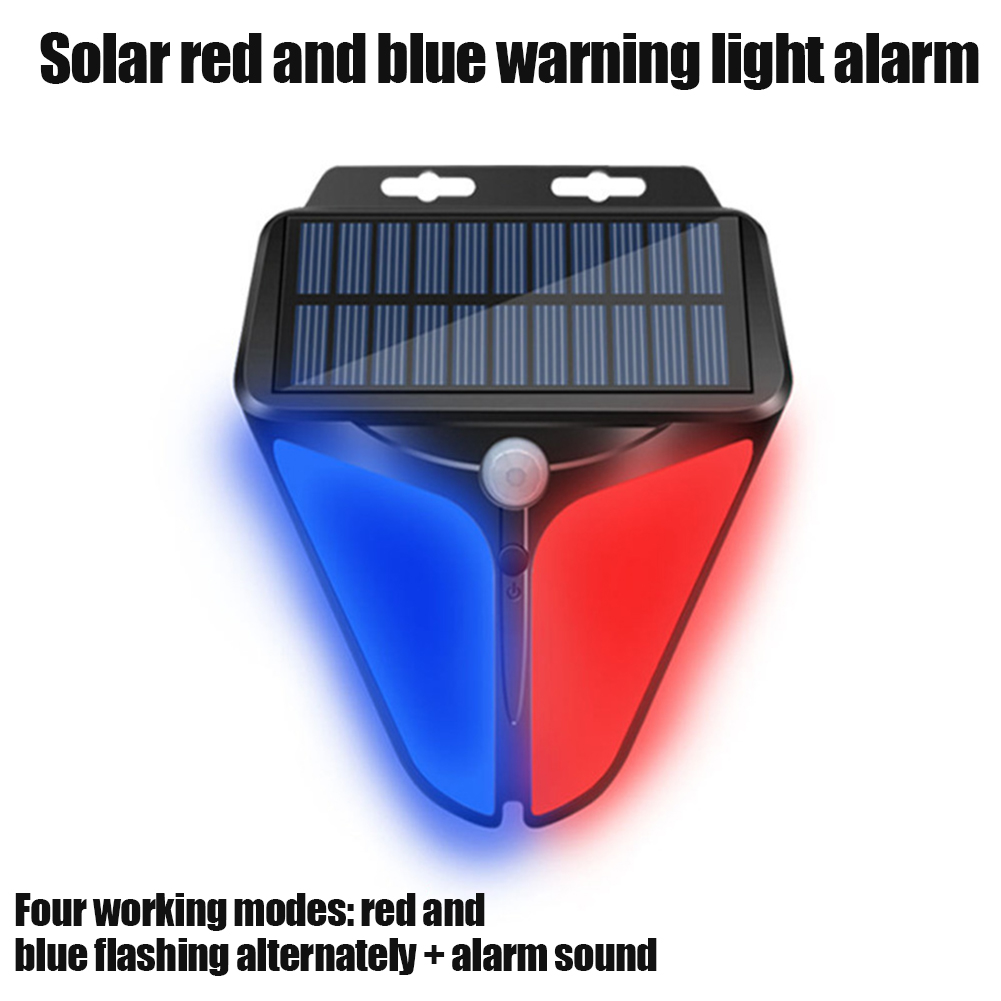 Home Solar Power Alarm Lamp Se - Home Security Lights Outdoors ulasan dan harga