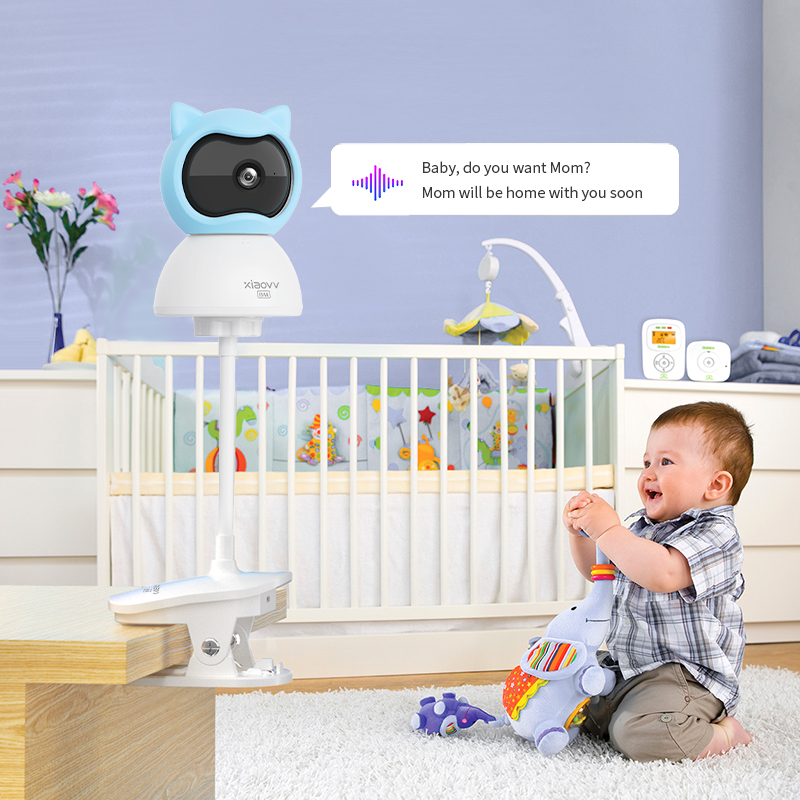 4MP WiFi Xiaovv Indoor Baby Mo - Home Security Adt ulasan dan harga