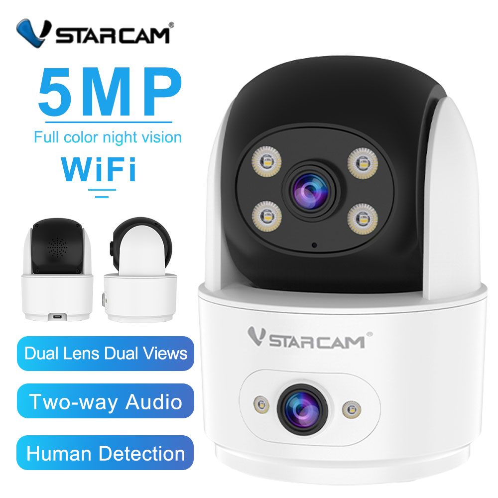 Vstarcam 5MP HD Dual Lens Came - Home Security Premium ulasan dan harga