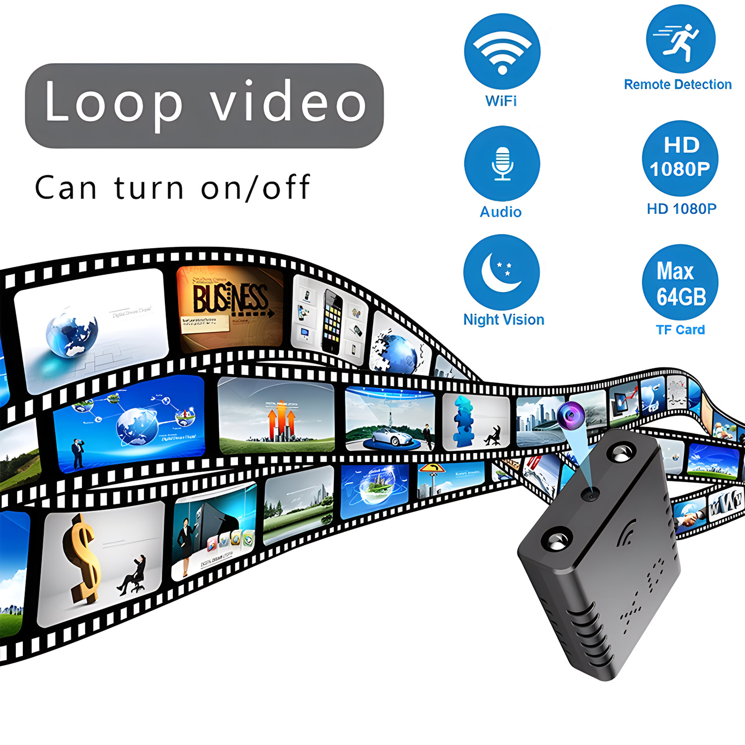 XD Mini Wifi Camera 1080P HD V - Home Security App ulasan dan harga