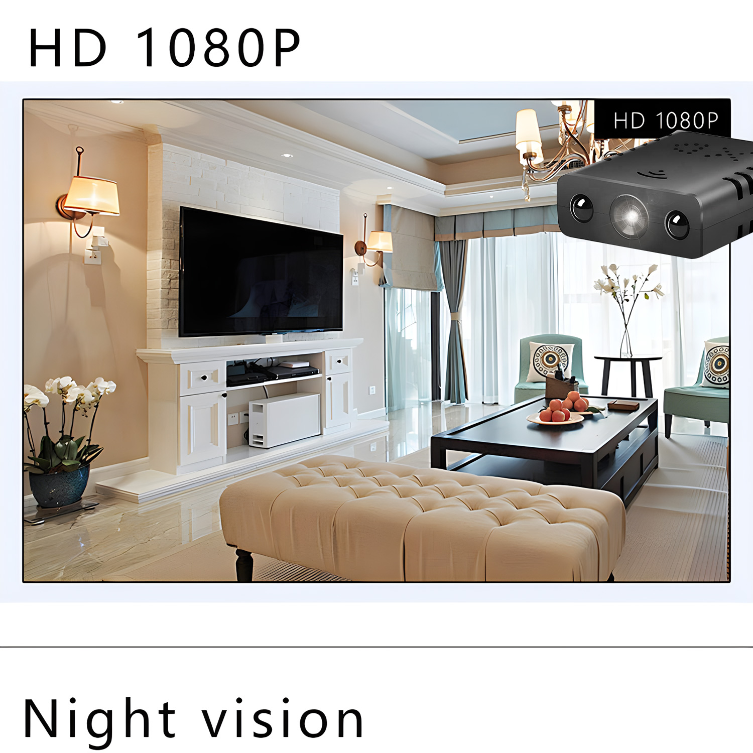 XD Mini Wifi Camera 1080P HD V - Home Security App ulasan dan harga