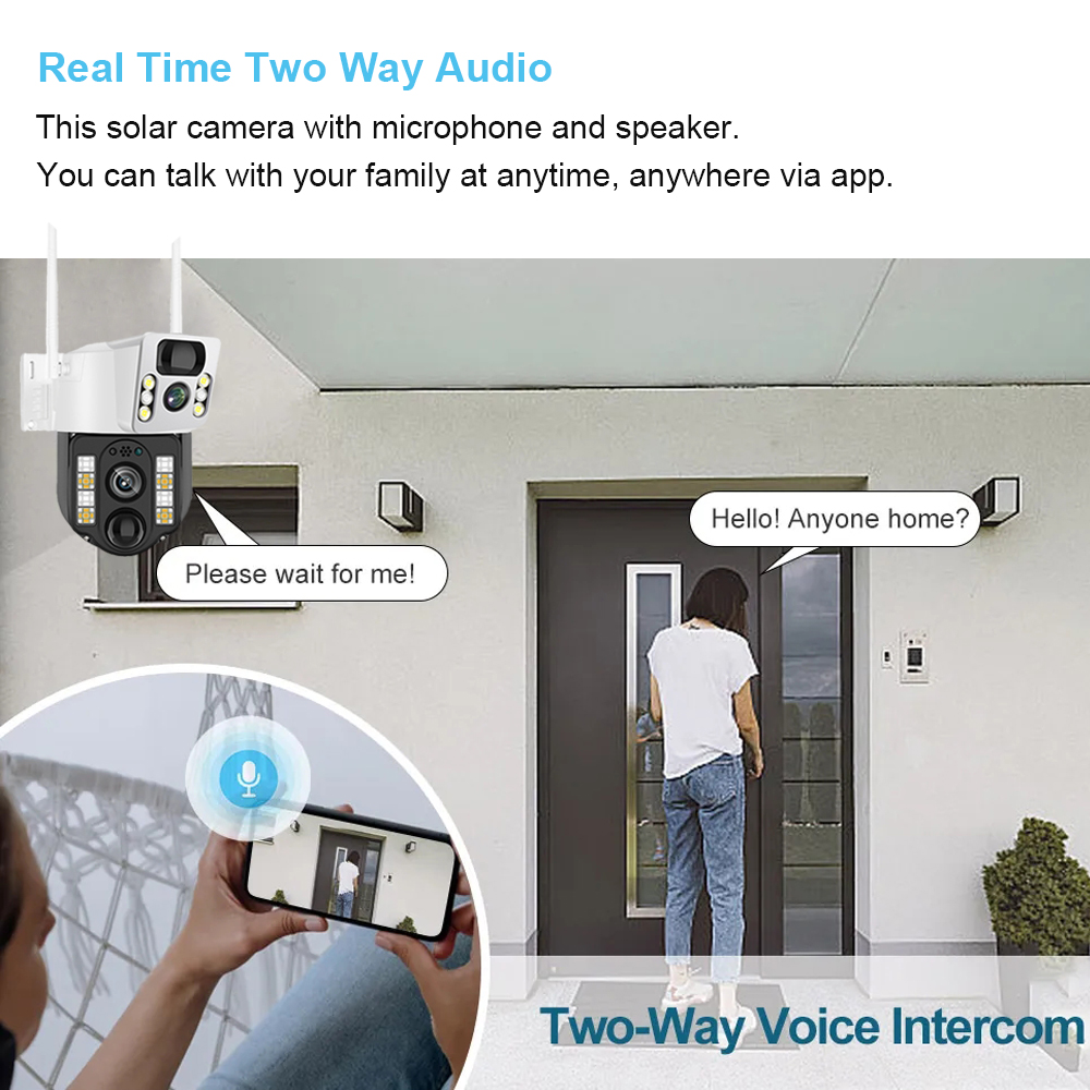 WiFi/4G Solar Camera IP CCTV S - Home Security Premium ulasan dan harga