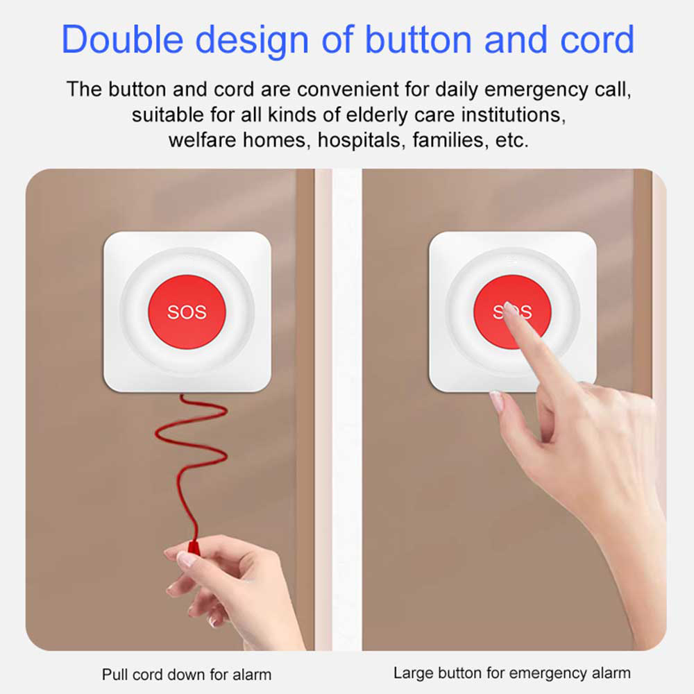 WIFI Zigbee Buttontons SOS Pus - Home Security Tools ulasan dan harga