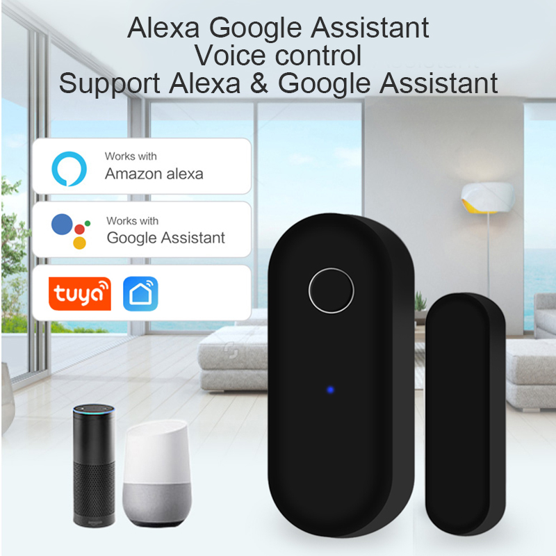Tuya WiFi Door Open Close Dete - Home Security With Ai ulasan dan harga