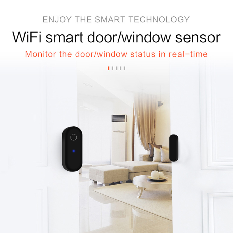 Tuya WiFi Door Open Close Dete - Home Security With Ai ulasan dan harga