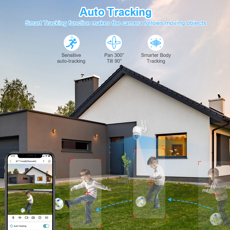 Smar 3MP Wireless CCTV Securit - Home Security With Ai ulasan dan harga