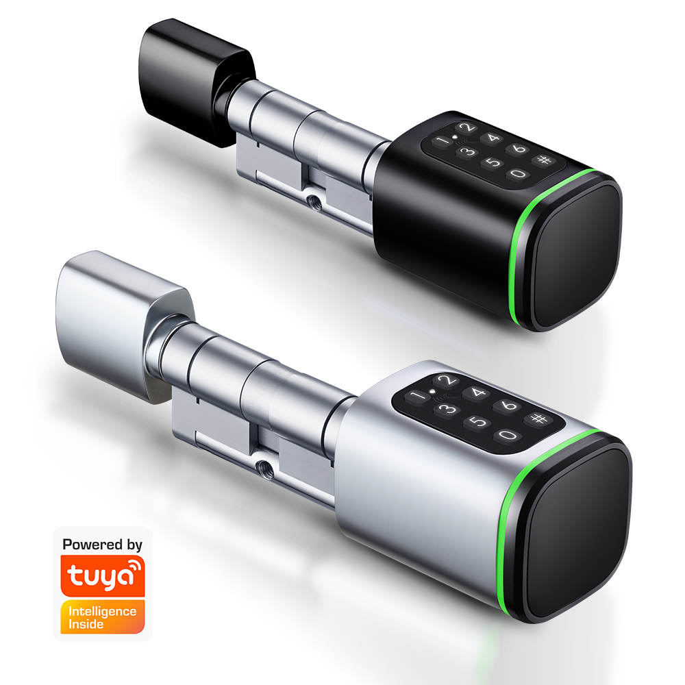 Smart Cylinder Lock Tuya 60-90 - Home Security Packages ulasan dan harga