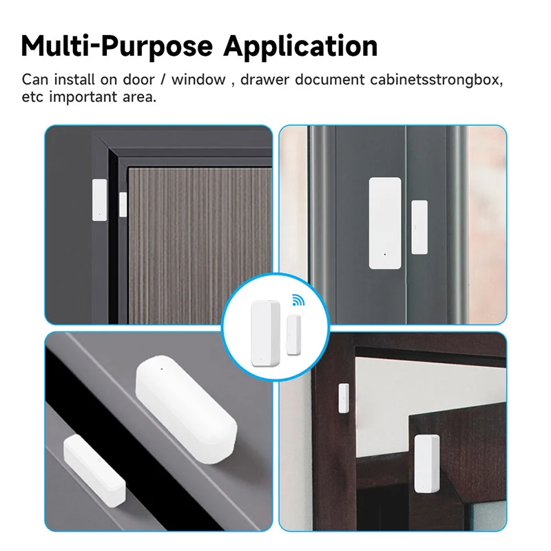Tuya WiFi Smart Door Sensor Do - Home Security With Ai ulasan dan harga