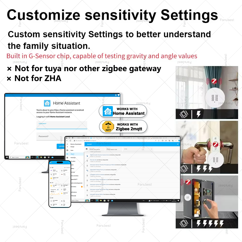 Smart ZigBee Vibration Sensor  - Home Security Monitoring ulasan dan harga